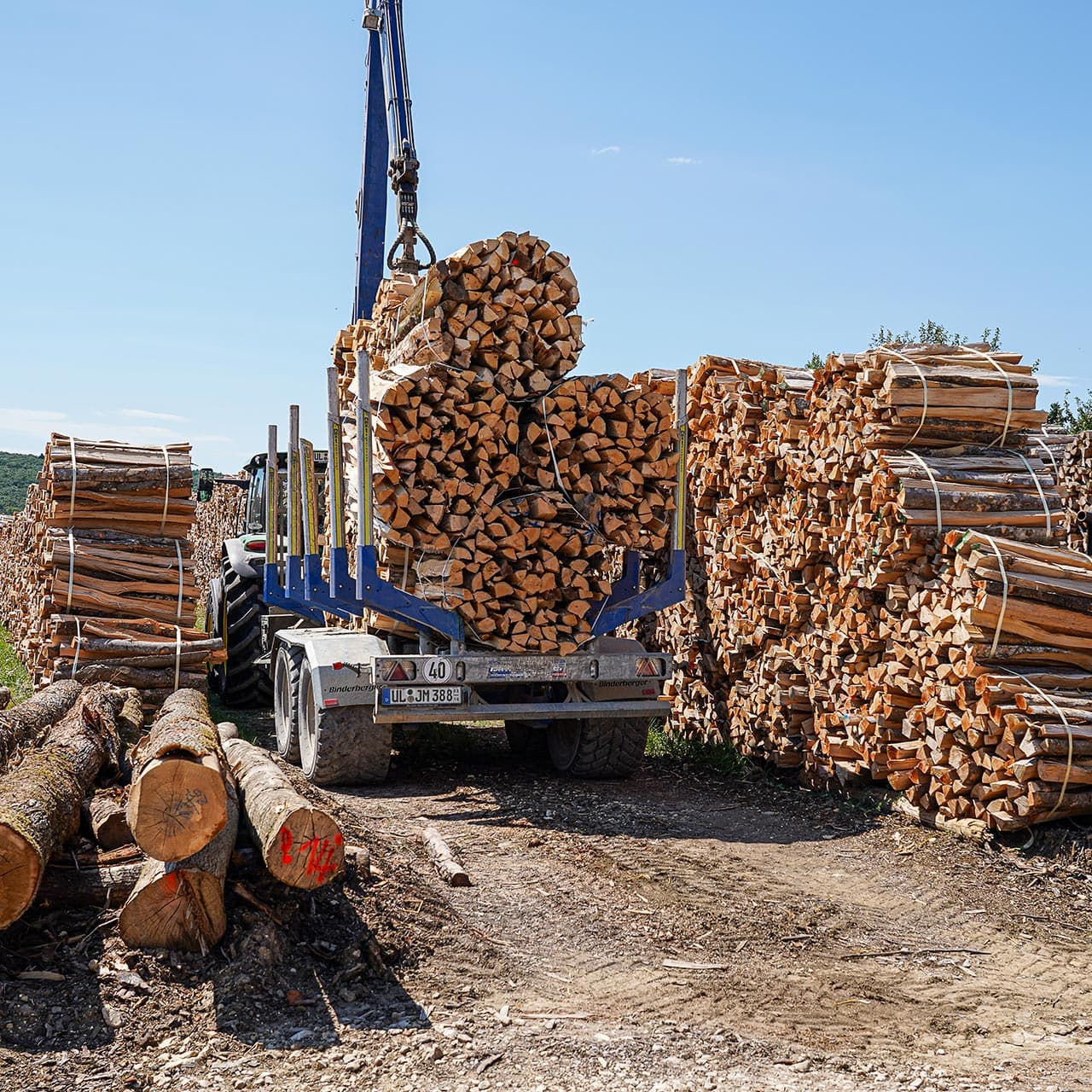 Brennholzlieferung in Laichingen