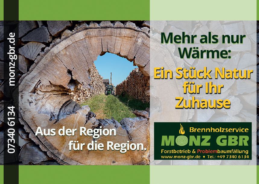 Ungemütliches Wetter draußen Wärme und gemütlichket drinnen! Erstklassiges Brennholz und Kaminholz von Monz